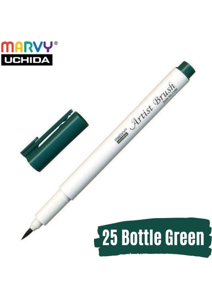 Artist Brush Pen 1100 Firça Uçlu Kalem 25 Bottle Green fiyatları