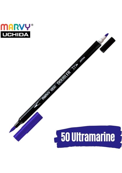 Artist Brush Pen 1800 Çift Taraflı Firça Uçlu Kalem 50 Ultramarine fiyatları