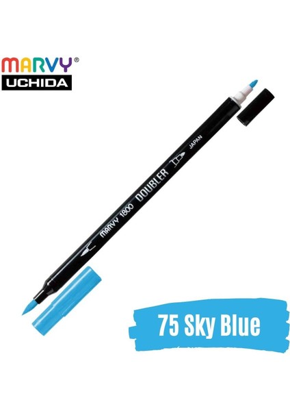 Artist Brush Pen 1800 Çift Taraflı Firça Uçlu Kalem 75 Sky Blue fiyatları