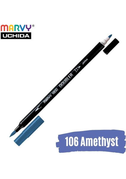 Artist Brush Pen 1800 Çift Taraflı Firça Uçlu Kalem 106 Amethyst fiyatları