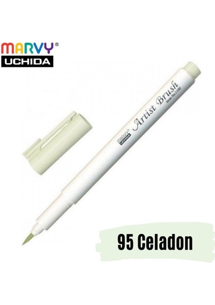Artist Brush Pen 1100 Firça Uçlu Kalem 95 Celadon