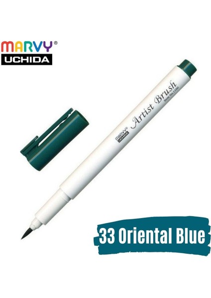 Artist Brush Pen 1100 Firça Uçlu Kalem 33 Oriental Blue