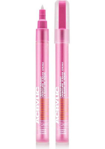 Akrilik Markör Extra Ince Uç 0.7mm Shock Pink Light S4000