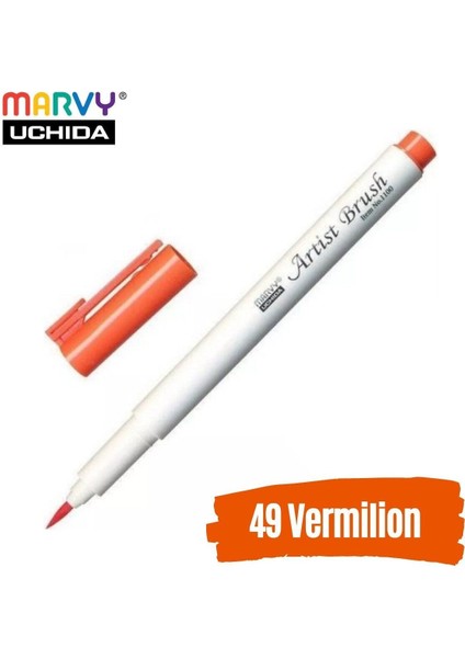 Artist Brush Pen 1100 Firça Uçlu Kalem 49 Vermilion fiyatları