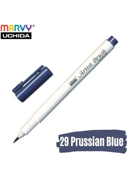 Artist Brush Pen 1100 Firça Uçlu Kalem 29 Prussian Blue