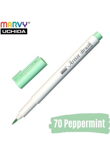 Artist Brush Pen 1100 Firça Uçlu Kalem 70 Peppermint