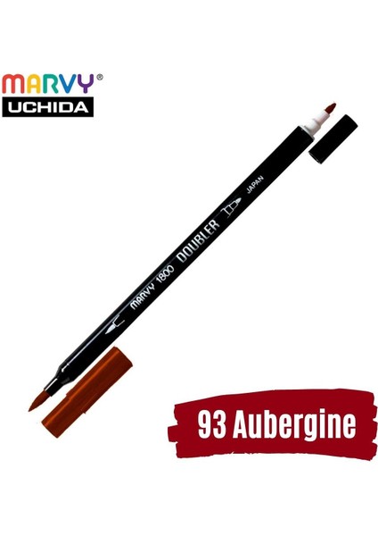 Artist Brush Pen 1800 Çift Taraflı Firça Uçlu Kalem 93 Aubergine