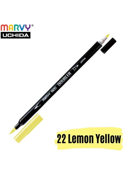 Artist Brush Pen 1800 Çift Taraflı Firça Uçlu Kalem 22 Lemon Yellow fiyatları