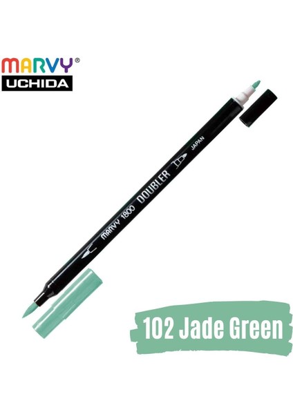 Artist Brush Pen 1800 Çift Taraflı Firça Uçlu Kalem 102 Jade Green