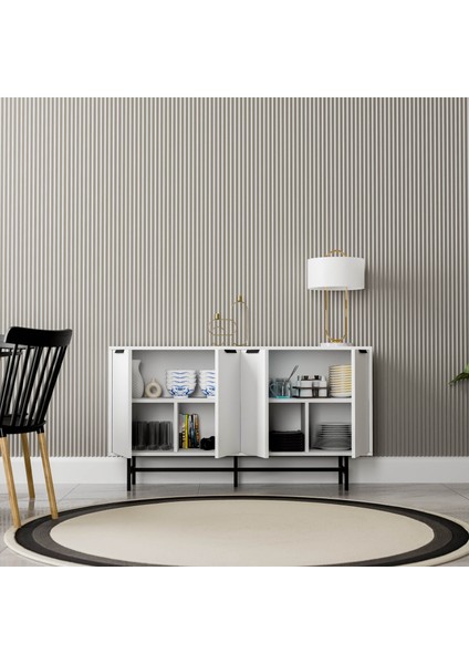 Blanco 145 cm (Metal Ayaklı) Modern Konsol
