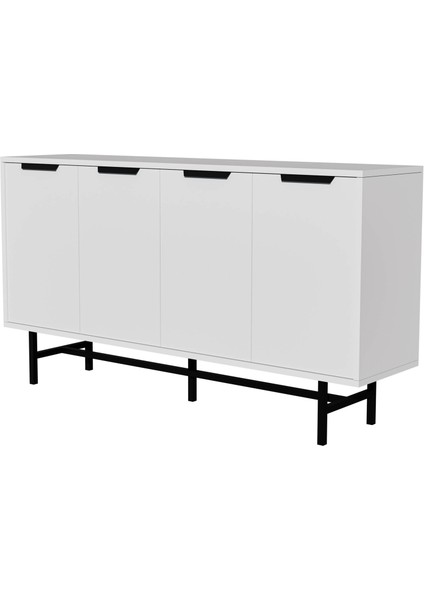 Blanco 145 cm (Metal Ayaklı) Modern Konsol