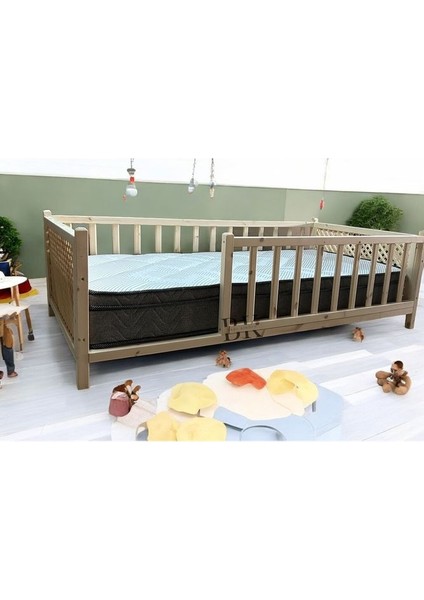 Baby Kinder So Chic Doğal Ahşap Montessori Bebek ve Çocuk Karyolası