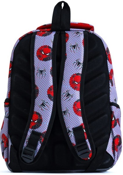 Örümcek Desen Gri Renk Erkek Çocuk Lüxs Ortopedik İlkokul Sırt Çantası Beslenme ve Kalemlikli indirimleri