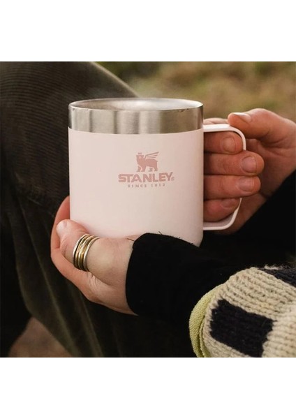 The Legendary Camp Mug Kapaklı Termos Bardak 0.35L 12OZ - Rose Quartz fırsatları