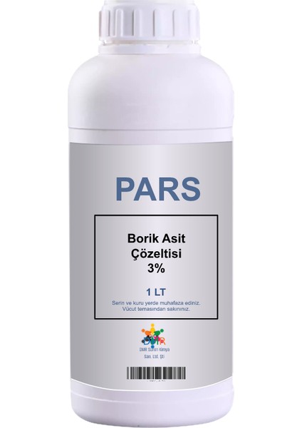 Borik Asit Çözeltisi 3% 1 Lt