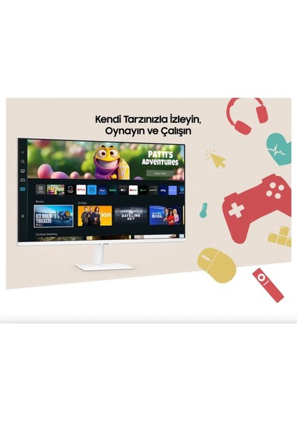 4K Ultra HD HDR10 Monitör 109 Ekran 43" Wi-Fi Bağlantı Smart  Slim Monitör- TV