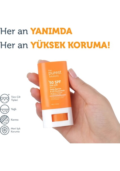 Stick Spf 50, Bariyer Onarıcı & Yatıştırıcı Güneş Koruyucu