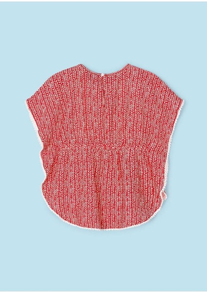 3942 Kız Çocuk Kırmızı Kaftan modelleri