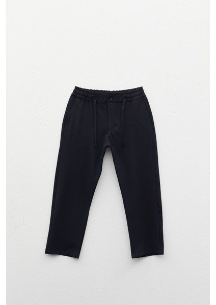 Çocuk Beli Lastikli Geniş Kesim Rahat Okul Pantolonu