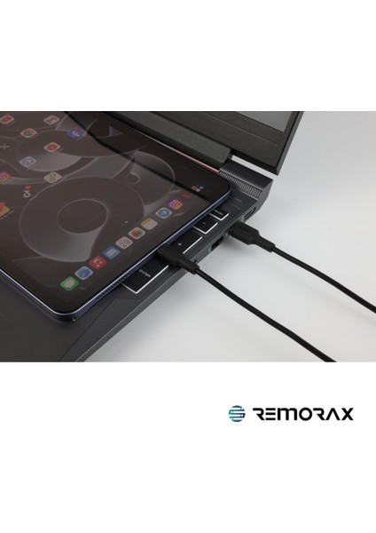 Basic USB Type A-C 100 Cm, 3.0A Hızlı Şarj Kablosu, Siyah Kablo, Siyah/siyah Uçlar