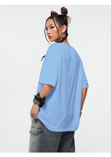 -Kadın Pamuk Oversized T-Shirt fiyatları