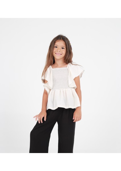 Fırfırlı Bluz Pantolon Takım modelleri