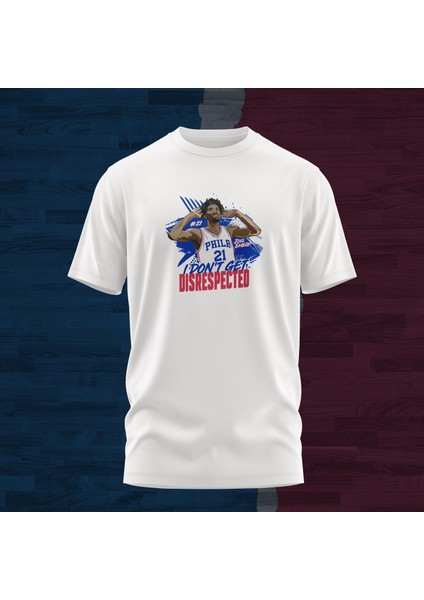 T-Shirt Joelembiid Beyaz Unisex Tişört