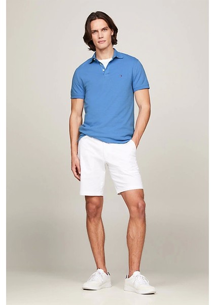 Erkek Polo Heren Soluk Mavi T-Shirt