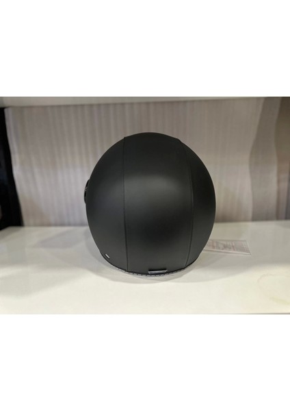 Kask Mts FX-101 Deri Kaplama Siyah Çenesiz