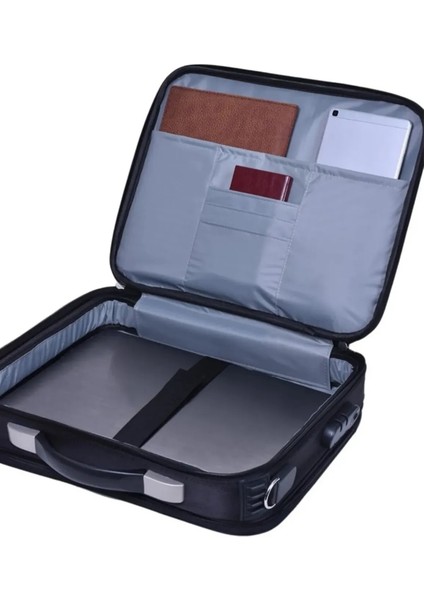 Laptop Çantası Notebook Çantası Kasalı Korumalı Laptop Çantası Askılı Lüx Kasalı Evrak Çantası 16" fiyatları