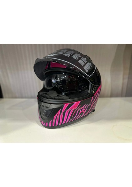 Kask Mts Pro 801 Güneş Gözlüklü Mat Pink/whıte modelleri