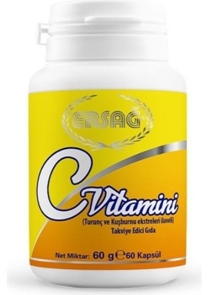 C Vitamini Kapsül (Turunç Ve Kuşburnu Ekstreleri Ilaveli)