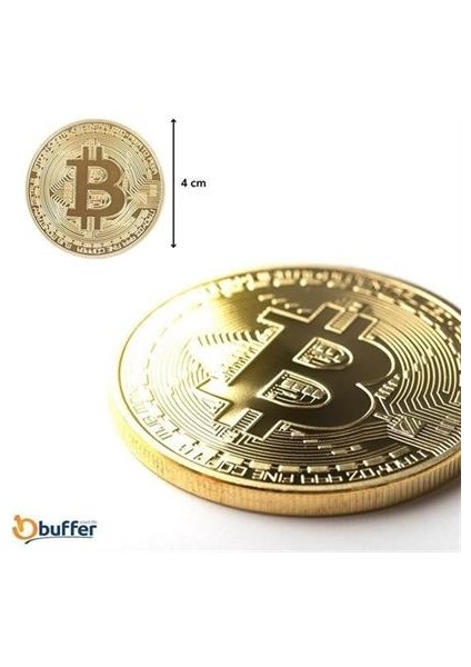 Buffer Bitcoin Madeni Hatıra Parası Madeni Bitcoin Hediye Sikke Para