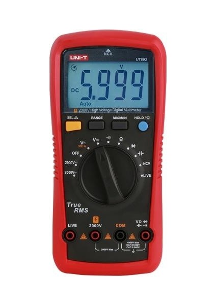 UT-892 2000V Yüksek Gerilim Dijital Multimetre