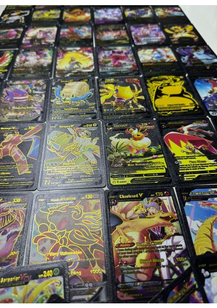 Pokemon Black Kart V-Star, Vmax ve Gx Yeni Seri 25 Adet Oyun Kartı ve Kart Koruma ve Saklama Çantası fiyatları
