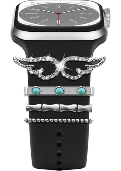 Psgt göz Love Apple Watch Uyumlu Kordon Charm, Kordon Süsü Uyumlu