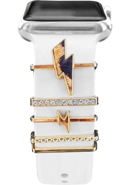 Psgt göz Love Apple Watch Uyumlu Kordon Charm, Kordon Süsü Uyumlu