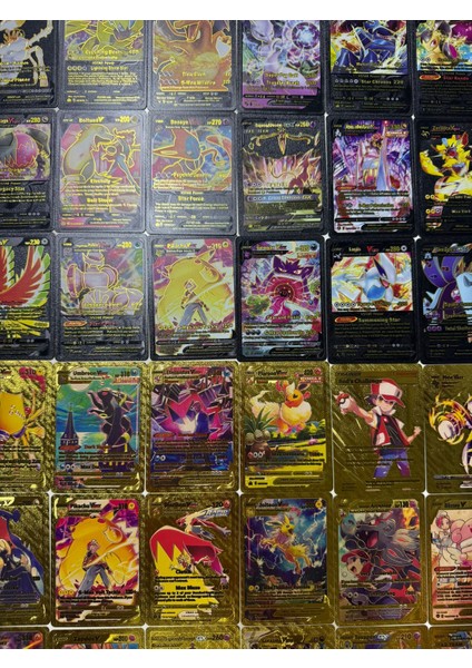 Pokemon Gold ve Black Oyun Kartı 50 Adet Kart ve Pokemon Albüm modelleri