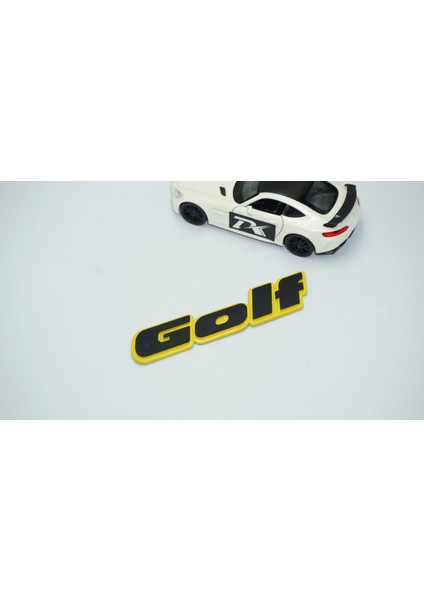 Golf Mk2 Mk3 Bagaj Sarı Siyah Yazı Logo Volkswagen Ile Uyumlu fiyatları