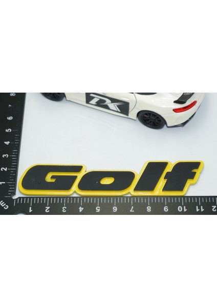 Golf Mk2 Mk3 Bagaj Sarı Siyah Yazı Logo Volkswagen Ile Uyumlu fırsatları