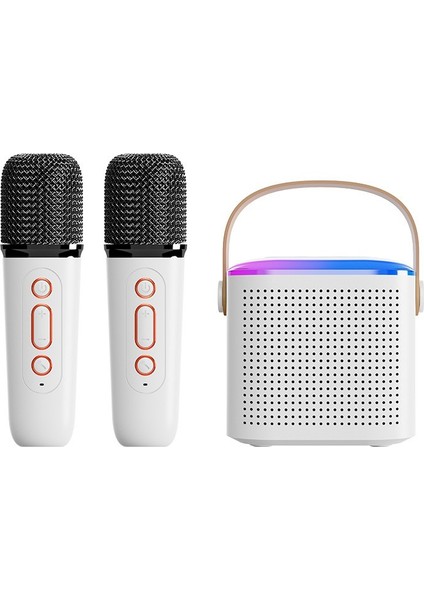 Bluetooth Hoparlör Ev Karaoke Entegre Kablosuz Mikrofon Bluetooth Ses Taşınabilir Bluetooth Hoparlör (Yurt Dışından)