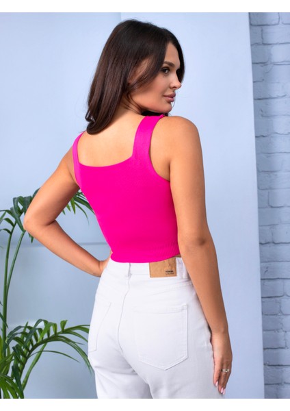 Rena Crop Askılı Bady Ip Detaylı