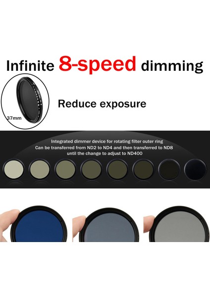 2 Ila 400 Değiş Ayarlanabilir Su Geçirmez Çok Kaplamalı 37MM (Yurt Dışından) fırsatları