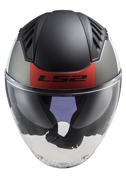 Copter 2 Urbane Mat Beyaz-Kırmızı Kask Xl