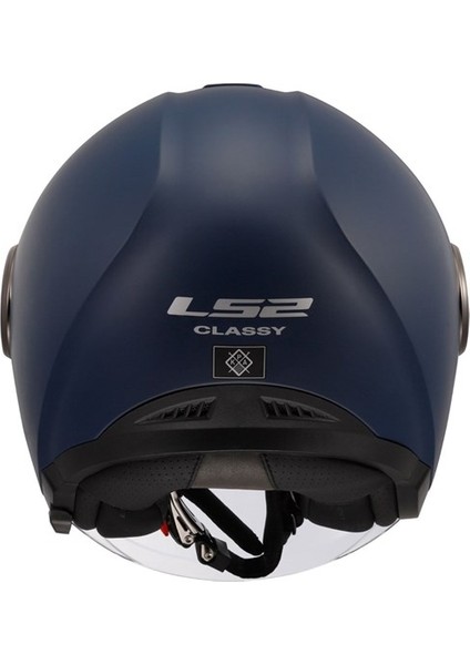 Classy Mat Navy Mavi Kask M