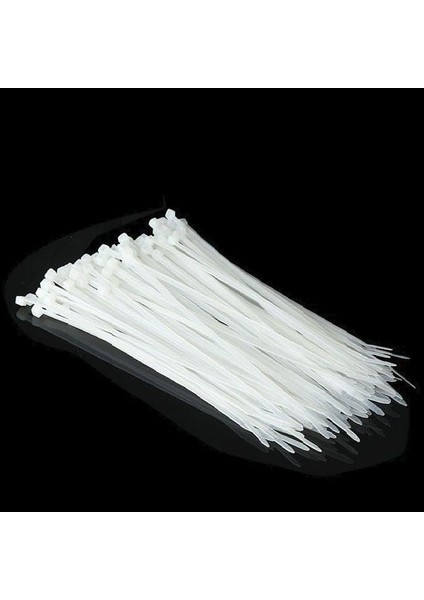Kablo Bağı (Cırt Kelepçe) Beyaz 4.8X250 mm (100ADET)