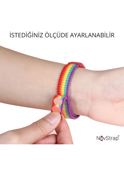 Xiaomi Mi Band 8 Mi Band 9 ile Uyumlu Kordon Hasır Spor Dokuma Kumaş Kordon Kayış fırsatları