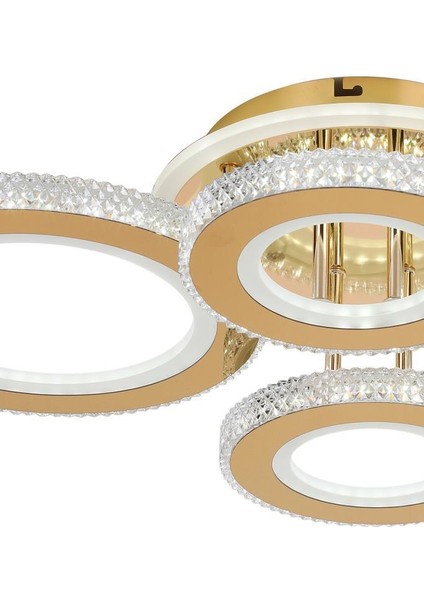 2023-4 Sarı Dimmer Kumandalı LED Avize modelleri