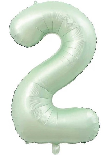 2 Rakam Adaçayı Folyo Balon 34 Inç 76-82 cm