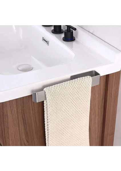 Banyo Askısı 304 Kalite Paslanmaz Çelik, Havluluk, Kağıt Peçetelik - Pratik Yapışkanlı Tasarım indirimleri